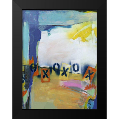 BÃ©same Mucho II Black Modern Wood Framed Art Print by Fuchs, Jodi