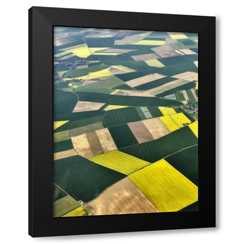 Approaching Paris I Black Modern Wood Framed Art Print with Double Matting by Chester, Colby