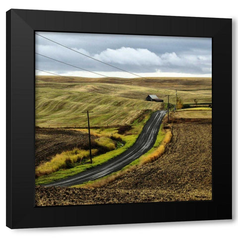 The Road Home Black Modern Wood Framed Art Print by Chester, Colby