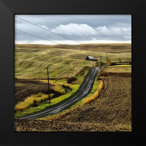 The Road Home Black Modern Wood Framed Art Print by Chester, Colby