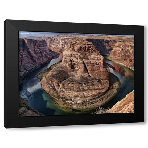 Horseshoe Bend Black Modern Wood Framed Art Print by Chester, Colby