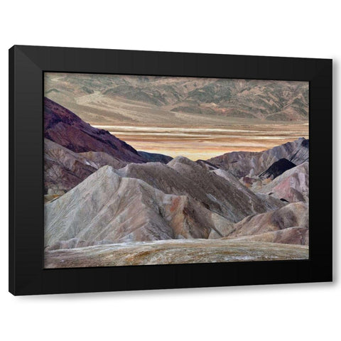 Zabriskie Pt. Black Modern Wood Framed Art Print by Chester, Colby