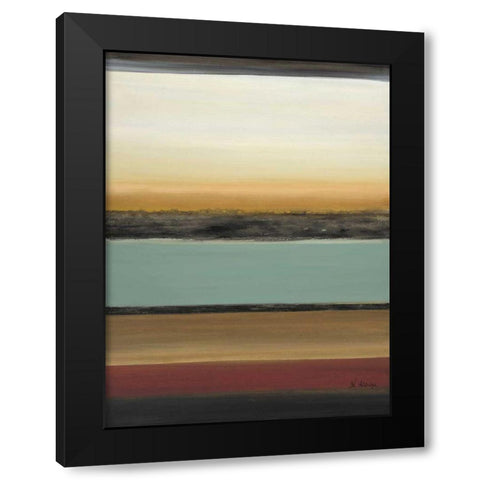 Arabian Night I Black Modern Wood Framed Art Print with Double Matting by Green-Aldridge, W.