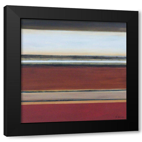 Award Winning Orange II Black Modern Wood Framed Art Print with Double Matting by Green-Aldridge, W.