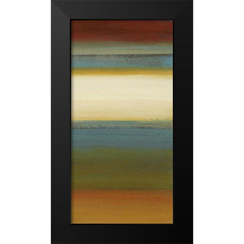 Blue Sage II Black Modern Wood Framed Art Print by Green-Aldridge, W.