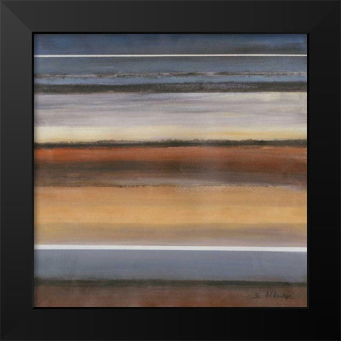 Soft Sand II Black Modern Wood Framed Art Print by Green-Aldridge, W.