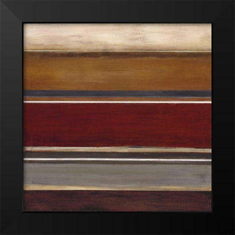 Soft Sand V Black Modern Wood Framed Art Print by Green-Aldridge, W.