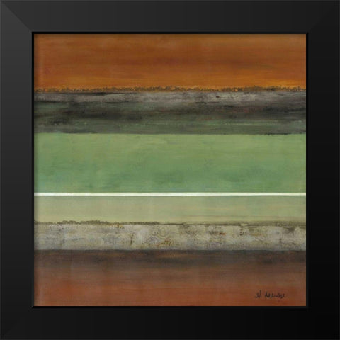 Infinity I Black Modern Wood Framed Art Print by Green-Aldridge, W.