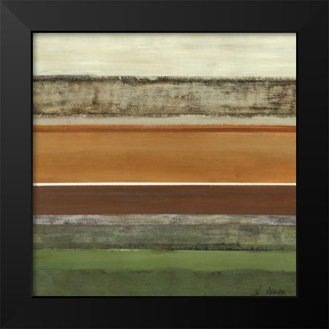 Infinity II Black Modern Wood Framed Art Print by Green-Aldridge, W.