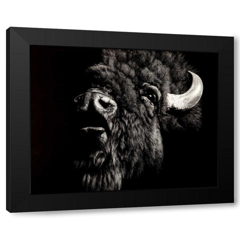 Enduring #4 Black Modern Wood Framed Art Print with Double Matting by Chapman, Julie T.
