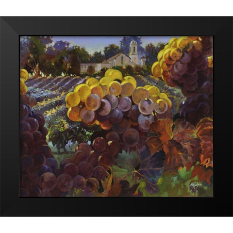 Fall Preview Black Modern Wood Framed Art Print by Hadfield, Clif