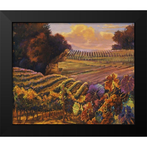 Fall Promise Black Modern Wood Framed Art Print by Hadfield, Clif