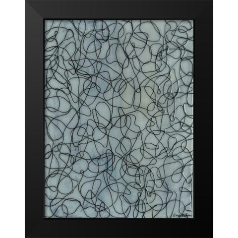 Tales of a Tailor II Black Modern Wood Framed Art Print by Avondet, Natalie