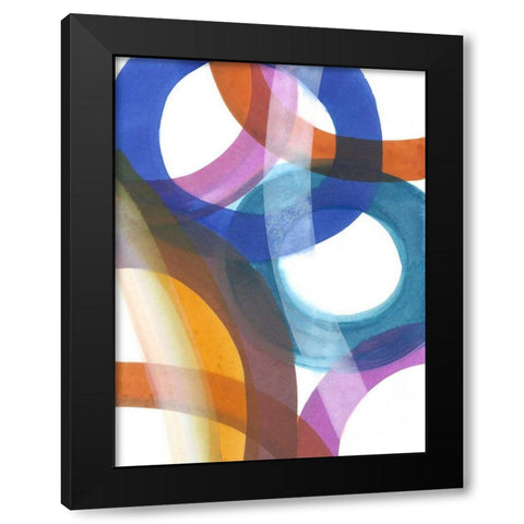 Over Pass II Black Modern Wood Framed Art Print with Double Matting by Fuchs, Jodi