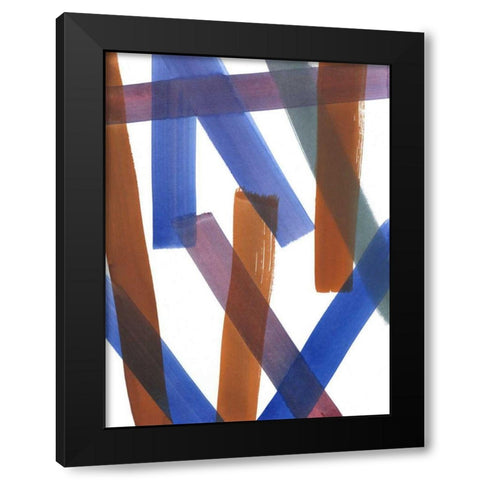 Over Pass III Black Modern Wood Framed Art Print with Double Matting by Fuchs, Jodi