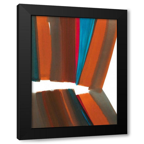 Over Pass V Black Modern Wood Framed Art Print with Double Matting by Fuchs, Jodi