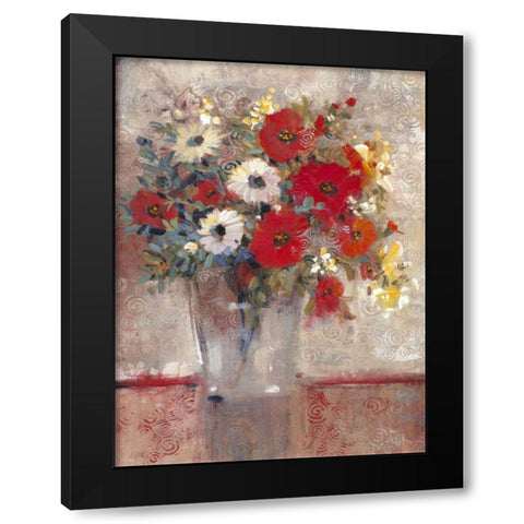 Curly Still Life II Black Modern Wood Framed Art Print by OToole, Tim