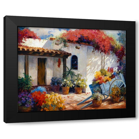 Casa Paloma Black Modern Wood Framed Art Print by Hawley, Carolyne
