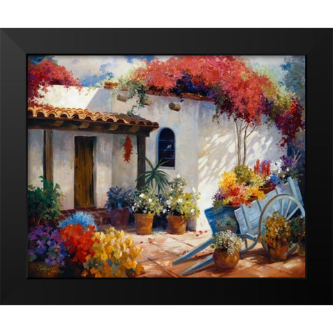 Casa Paloma Black Modern Wood Framed Art Print by Hawley, Carolyne