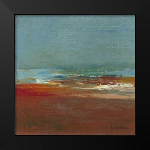 Sea Horizon I Black Modern Wood Framed Art Print by Green-Aldridge, W.