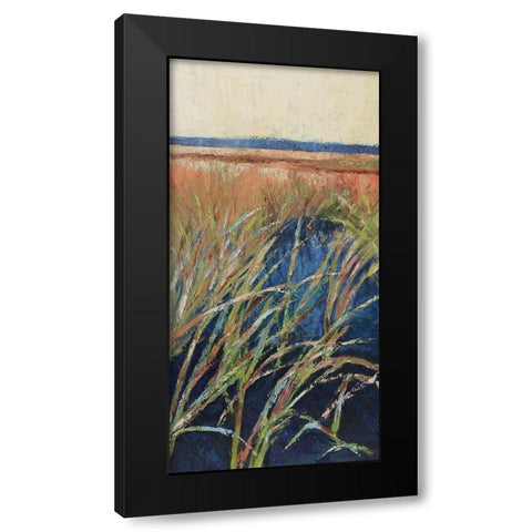Pastel Wetlands I Black Modern Wood Framed Art Print with Double Matting by Wilkins, Suzanne