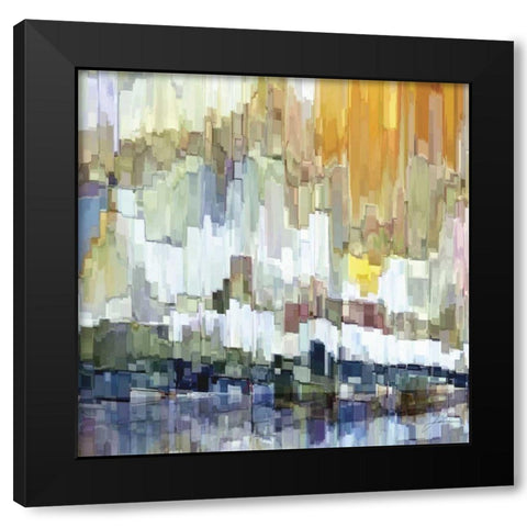 Glacier Bay II Black Modern Wood Framed Art Print by Burghardt, James