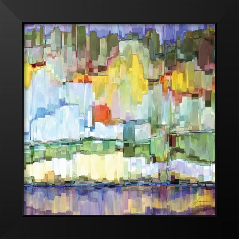 Glacier Bay IV Black Modern Wood Framed Art Print by Burghardt, James