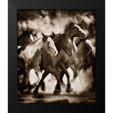 The March Black Modern Wood Framed Art Print by Drost, David