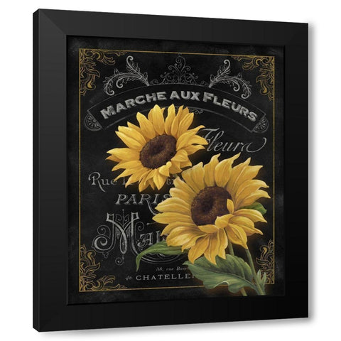 Botanical Collection II Black Modern Wood Framed Art Print by White, Abby