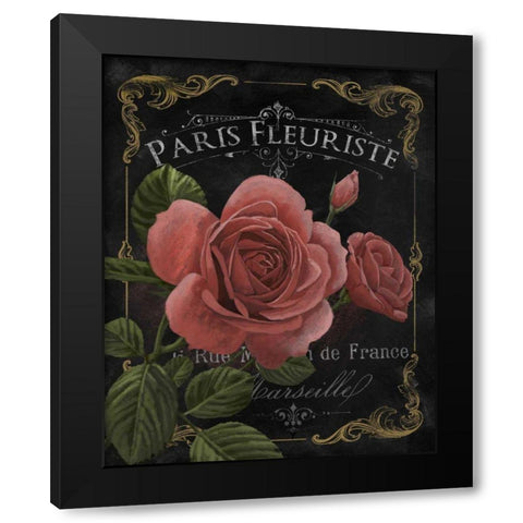 Botanical Collection III Black Modern Wood Framed Art Print by White, Abby