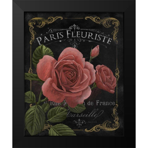 Botanical Collection III Black Modern Wood Framed Art Print by White, Abby