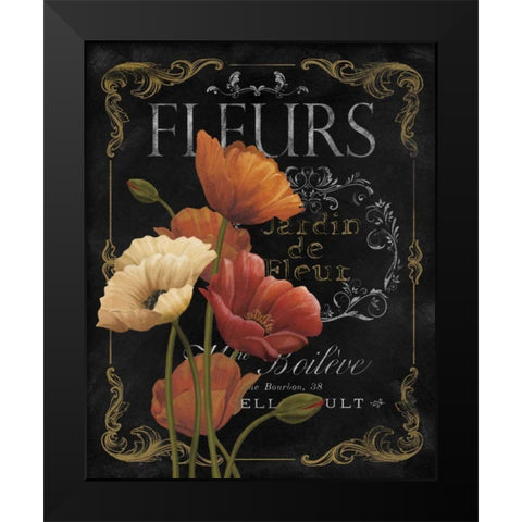 Botanical Collection IV Black Modern Wood Framed Art Print by White, Abby