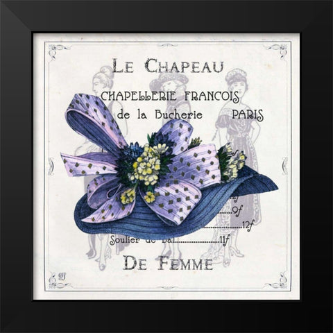 Haute Couture I Black Modern Wood Framed Art Print by Joyner, Ginny