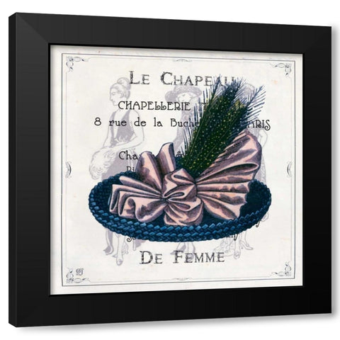 Haute Couture II Black Modern Wood Framed Art Print by Joyner, Ginny