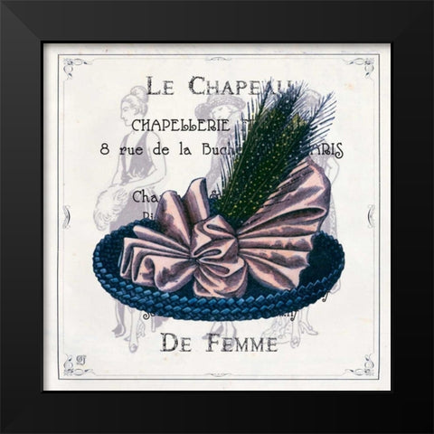 Haute Couture II Black Modern Wood Framed Art Print by Joyner, Ginny
