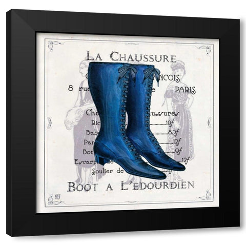 Haute Couture III Black Modern Wood Framed Art Print with Double Matting by Joyner, Ginny