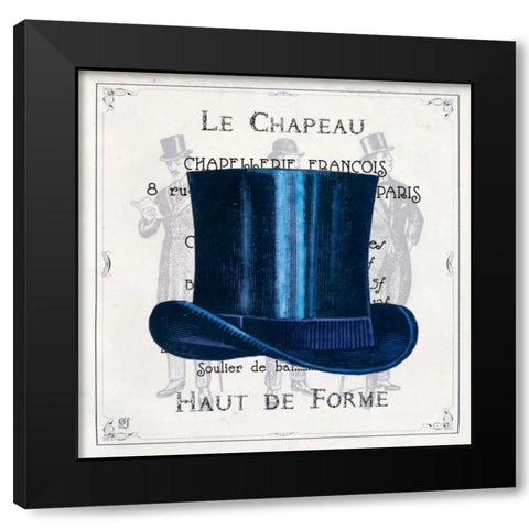 Haute Couture V Black Modern Wood Framed Art Print with Double Matting by Joyner, Ginny
