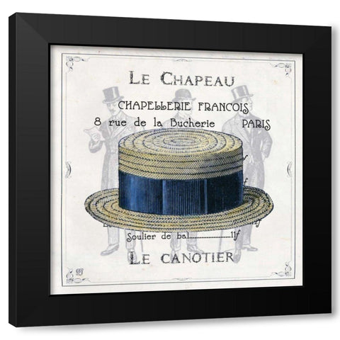 Haute Couture VI Black Modern Wood Framed Art Print with Double Matting by Joyner, Ginny