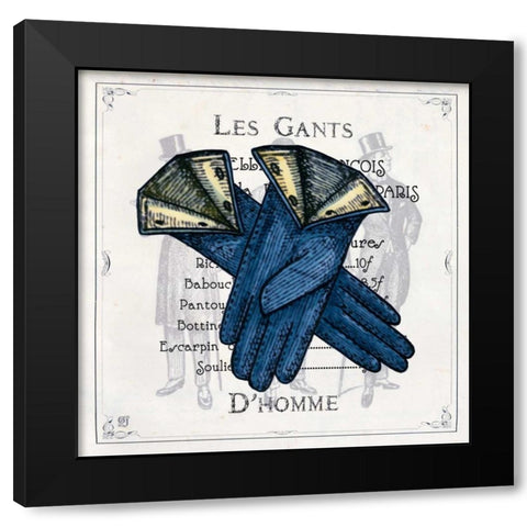 Haute Couture VII Black Modern Wood Framed Art Print by Joyner, Ginny