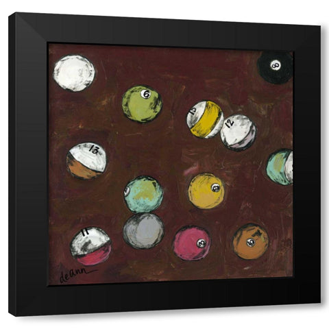 The Break Black Modern Wood Framed Art Print by Hebert, Deann