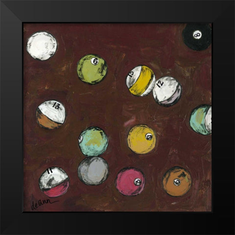 The Break Black Modern Wood Framed Art Print by Hebert, Deann