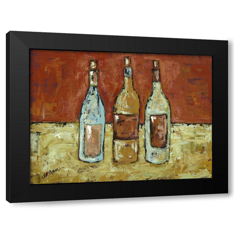 In Vino Veritas II Black Modern Wood Framed Art Print by Hebert, Deann