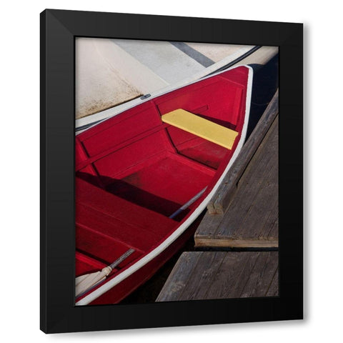 Row Boats VI Black Modern Wood Framed Art Print by Perry, Rachel