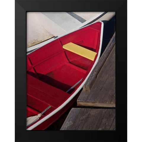 Row Boats VI Black Modern Wood Framed Art Print by Perry, Rachel