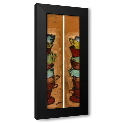 My Cup Runneth Over II Black Modern Wood Framed Art Print by Hebert, Deann