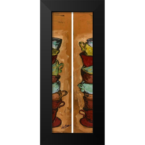 My Cup Runneth Over II Black Modern Wood Framed Art Print by Hebert, Deann