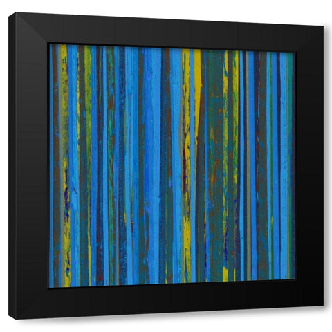Royal Stripes I Black Modern Wood Framed Art Print with Double Matting by Mountain, Ricki