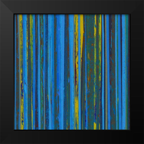 Royal Stripes I Black Modern Wood Framed Art Print by Mountain, Ricki