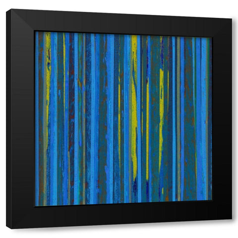 Royal Stripes II Black Modern Wood Framed Art Print by Mountain, Ricki