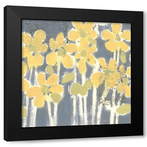 Sunny Breeze IV Black Modern Wood Framed Art Print by Vision Studio